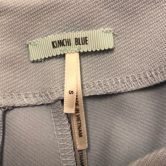 High waisted mini skirt baby blue - Picture 6 of 6